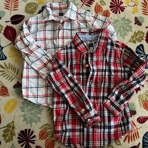 JANIE AND JACK BUTTON UP SHIRTS